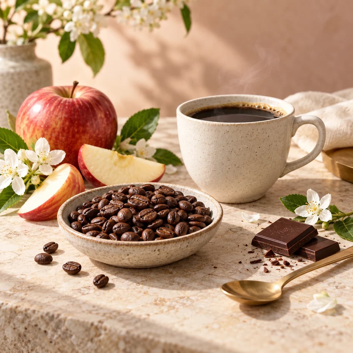 Costa Rica La Pradera coffee flavor still life