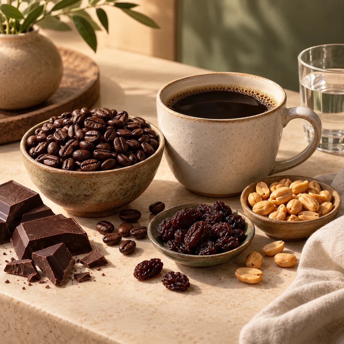Honduras Decaf coffee flavor still life